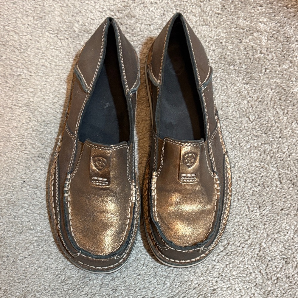 Ariat Brown Leather Loafers